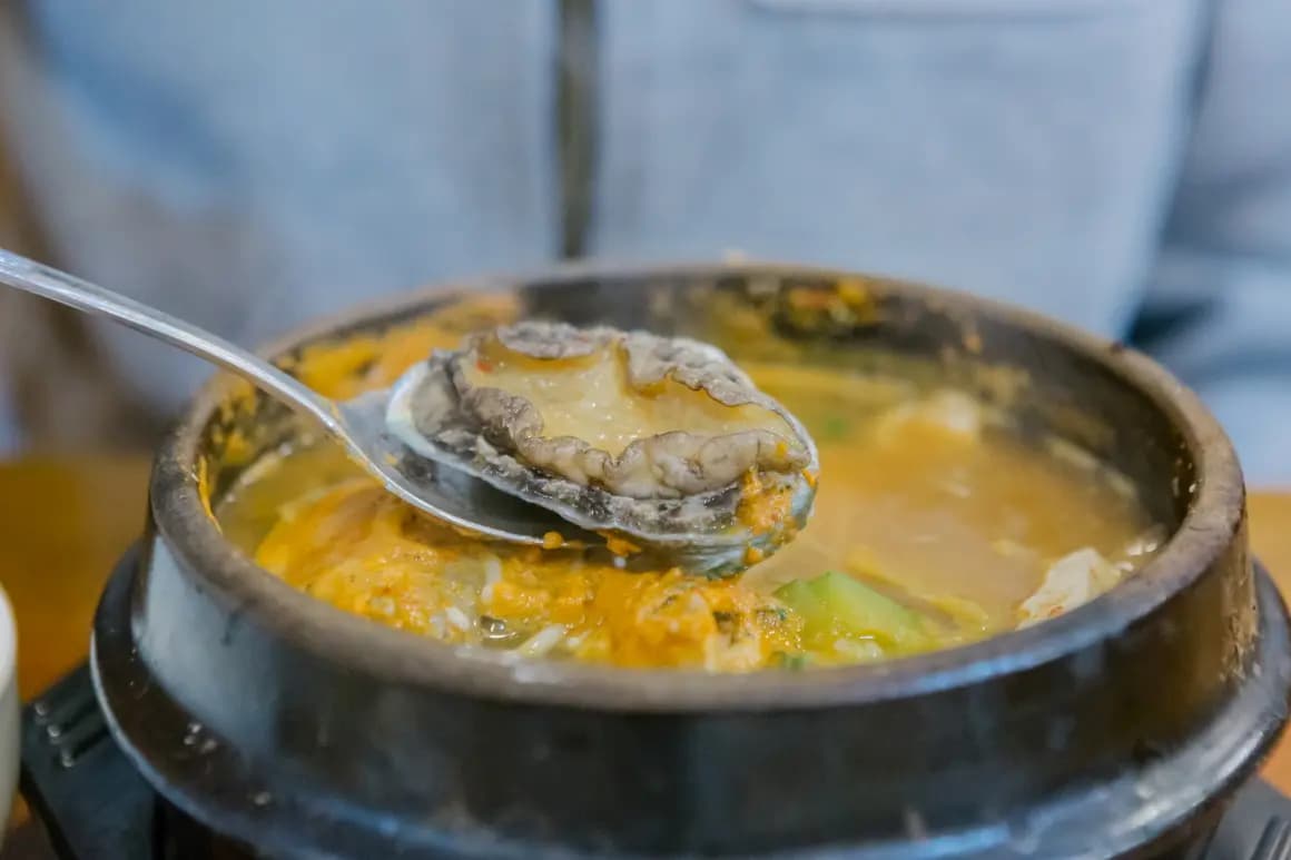 탑동산호전복 사진