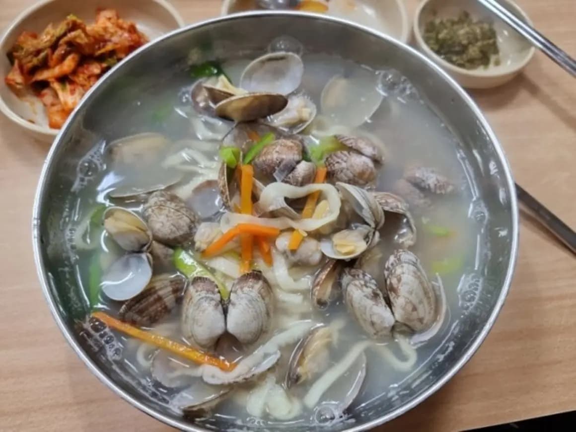 탐라칼국수 사진