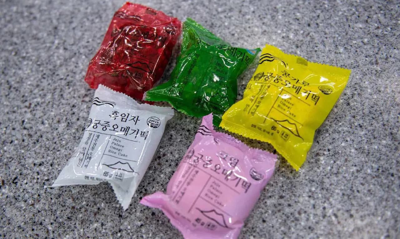 궁중오메기떡 사진